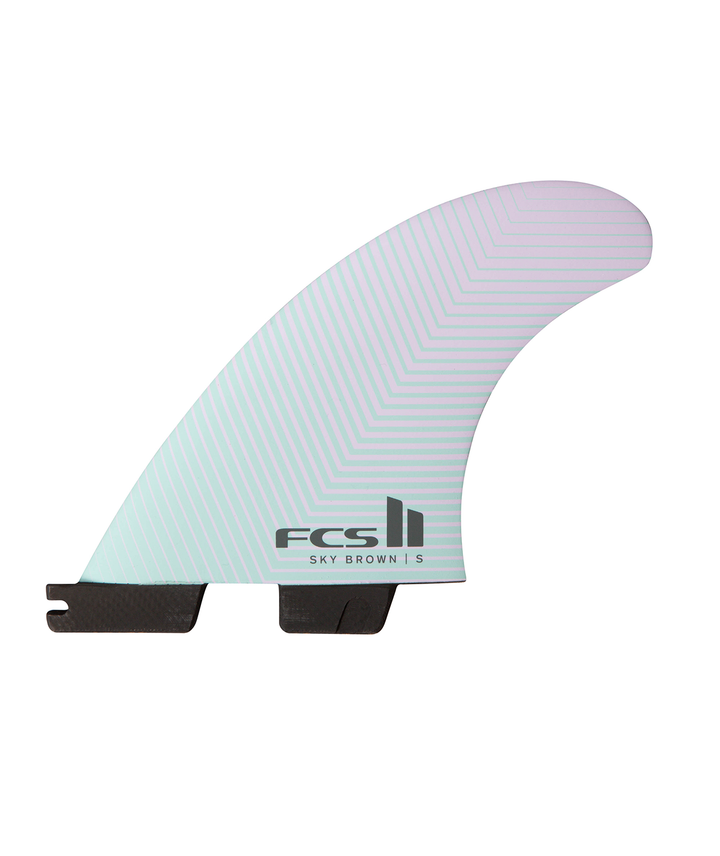 FCS II Sky Brown Tri Fin Set