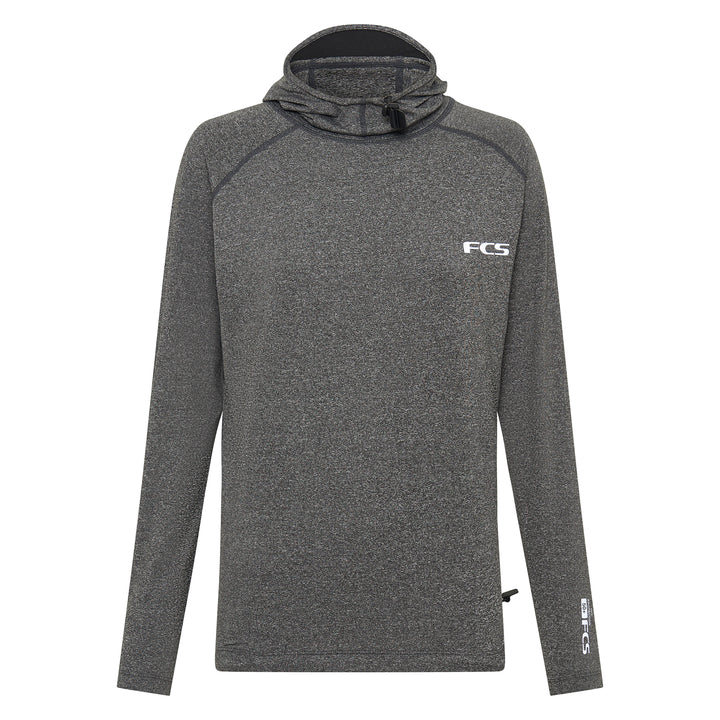 FCS Essential Hooded Long Sleeve Rash Vest